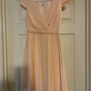 J. Crew Pink Chiffon Bridesmaid Dress Size 2P